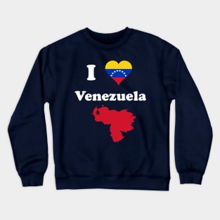 I Love VZLA - Venezuela Heart Flag T-Shirt Crewneck Sweatshirt